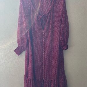 Elegant Purple Women's Dress